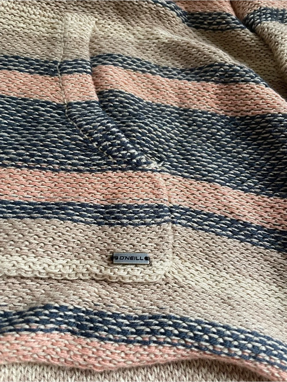 O'Neil Striped Beach Hoodie Size Small